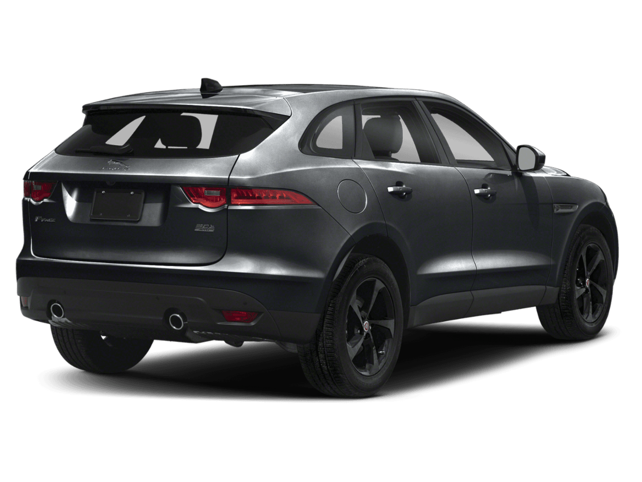 2020 Jaguar F-PACE 30t Portfolio - Rear 3/4, facing to the right