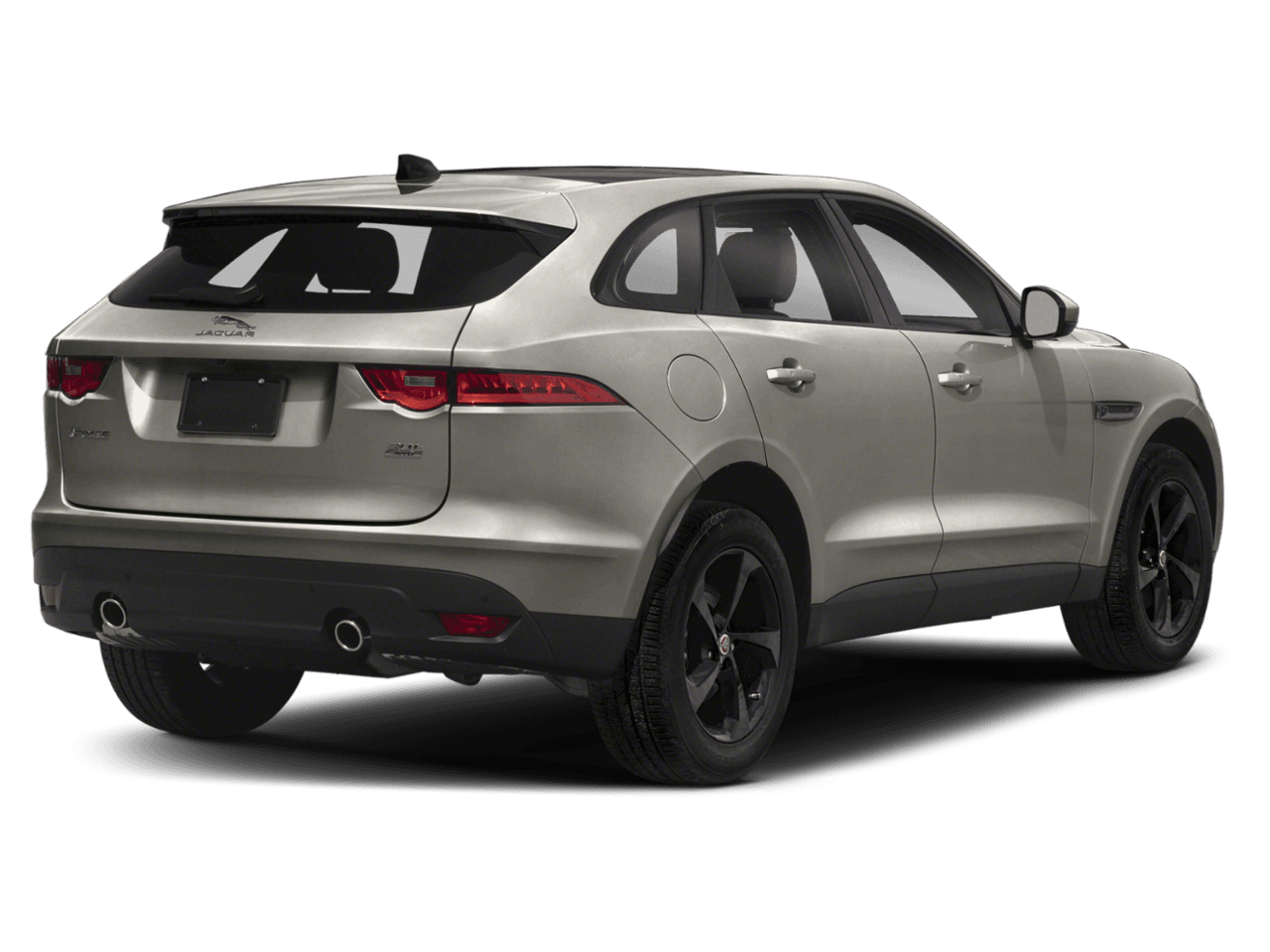 2020 Jaguar F-PACE 30t Portfolio - Rear 3/4, facing to the right