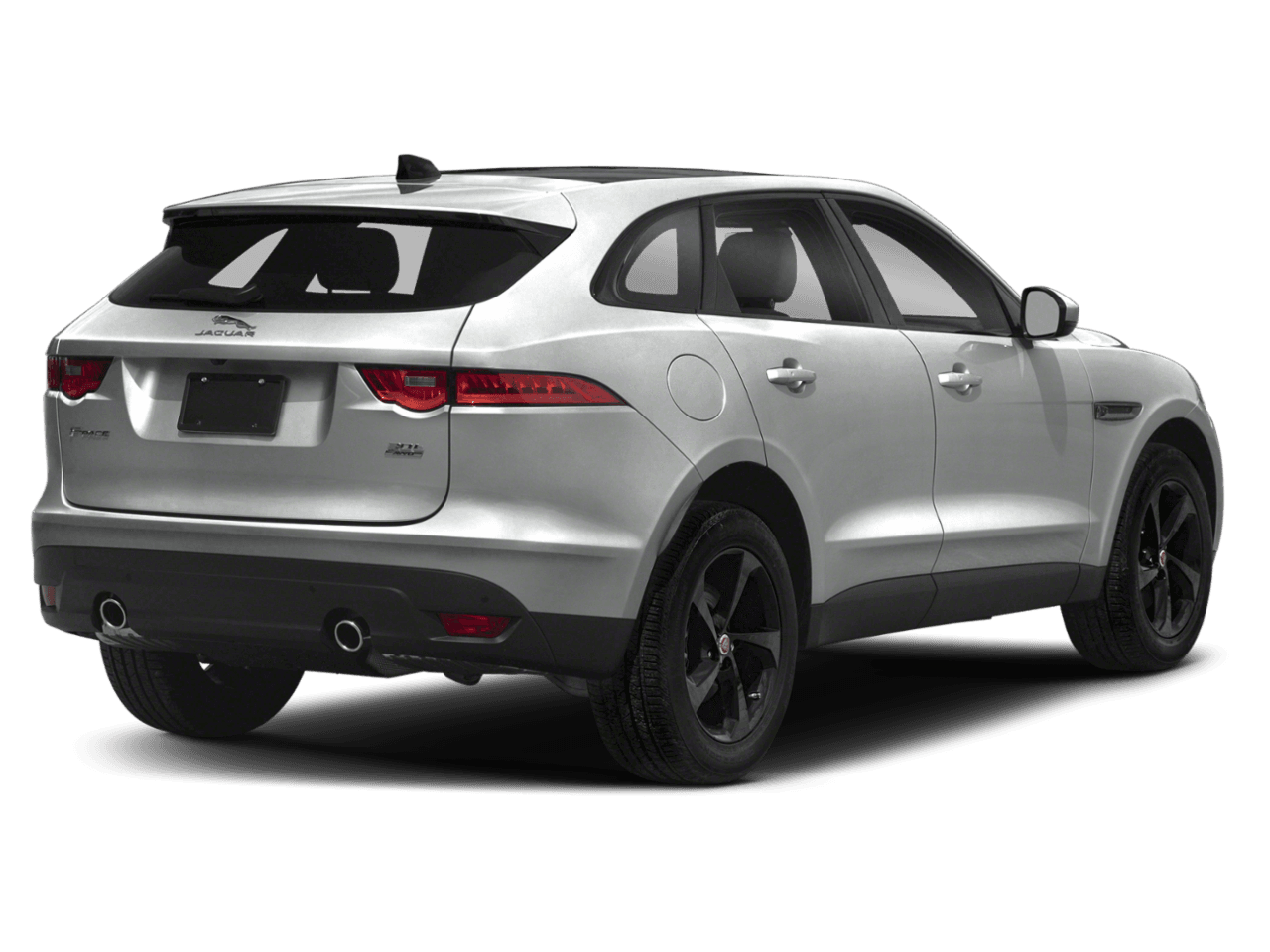 2020 Jaguar F-PACE 30t Portfolio - Rear 3/4, facing to the right