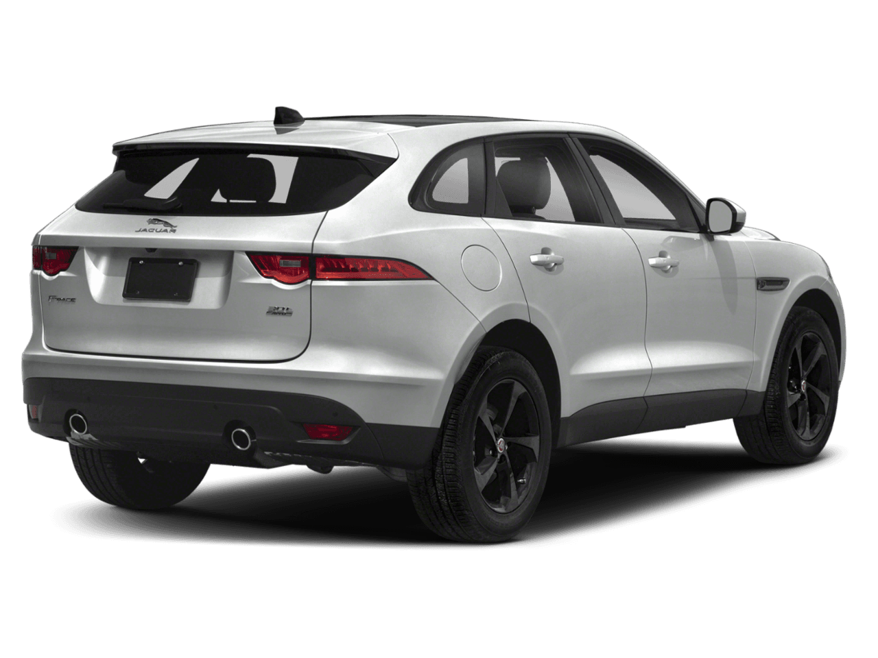 2020 Jaguar F-PACE 30t Portfolio - Rear 3/4, facing to the right