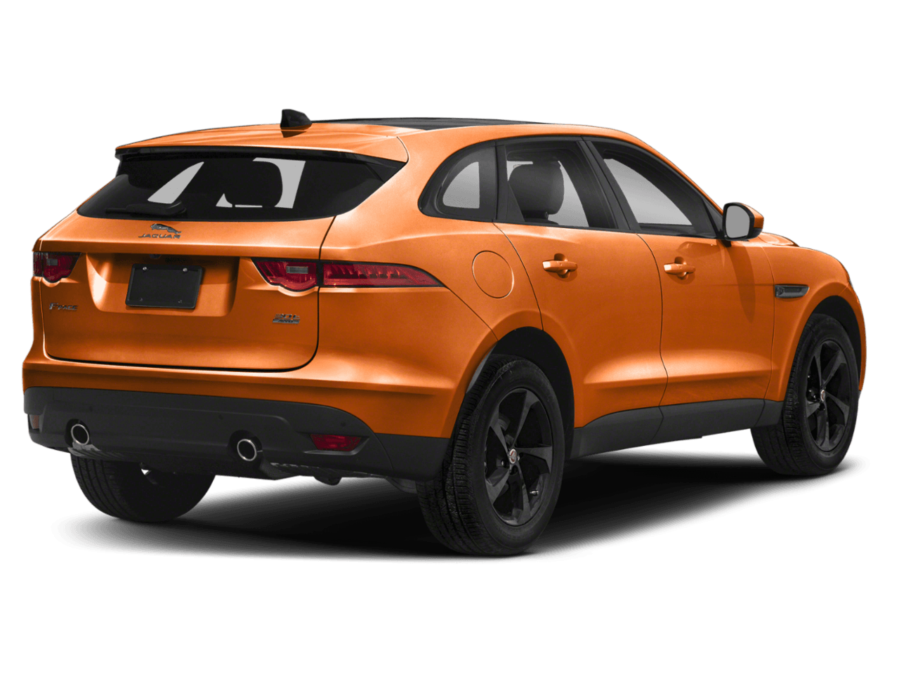 2020 Jaguar F-PACE 30t Portfolio - Rear 3/4, facing to the right