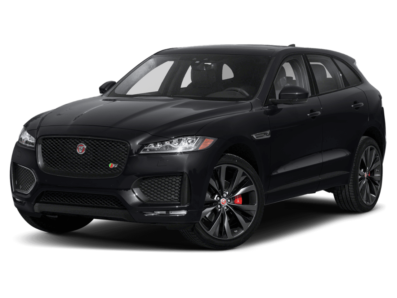 2020 Jaguar F-PACE S - Front 3/4, facing to the left
