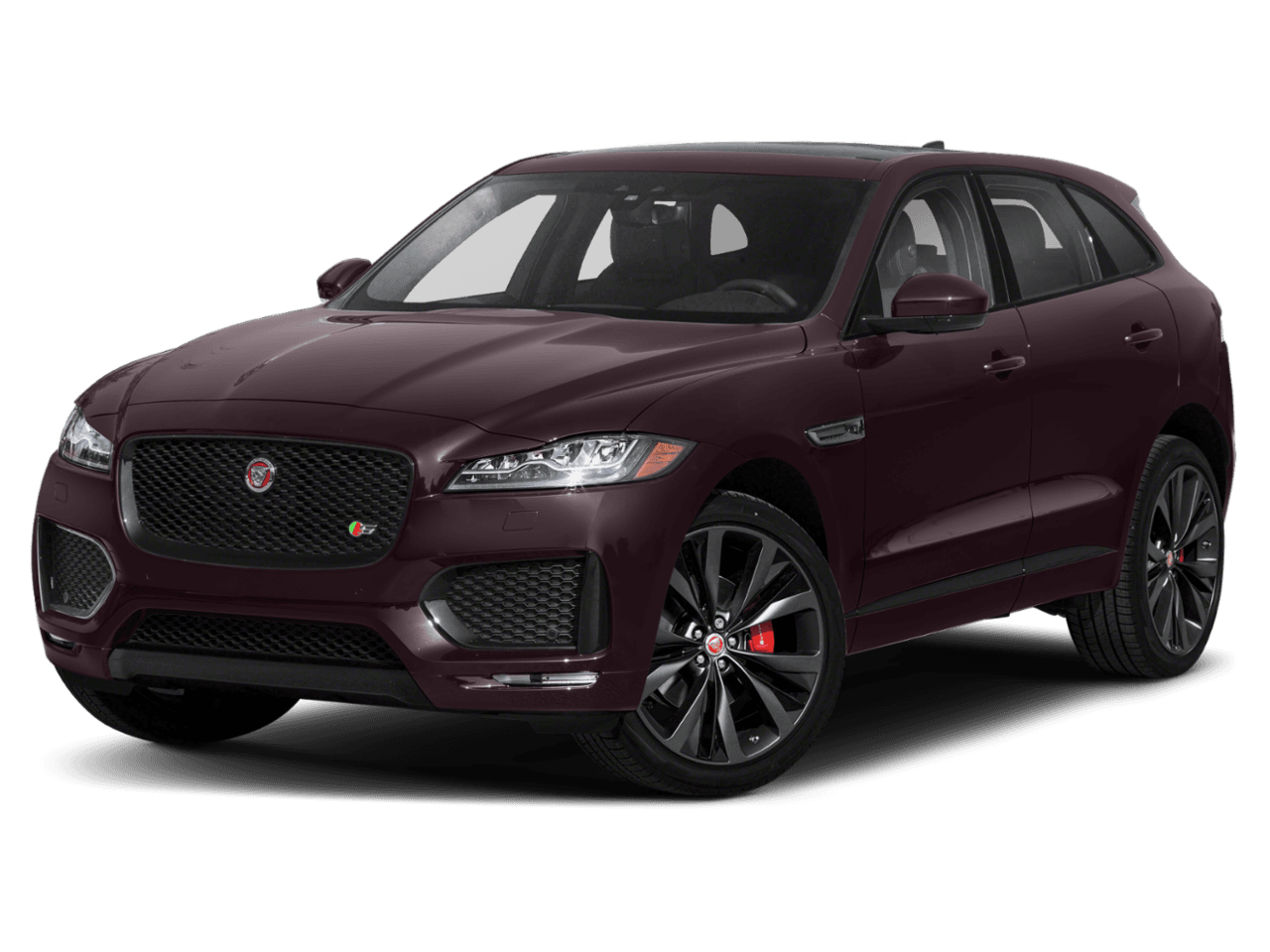 2020 Jaguar F-PACE S - Front 3/4, facing to the left