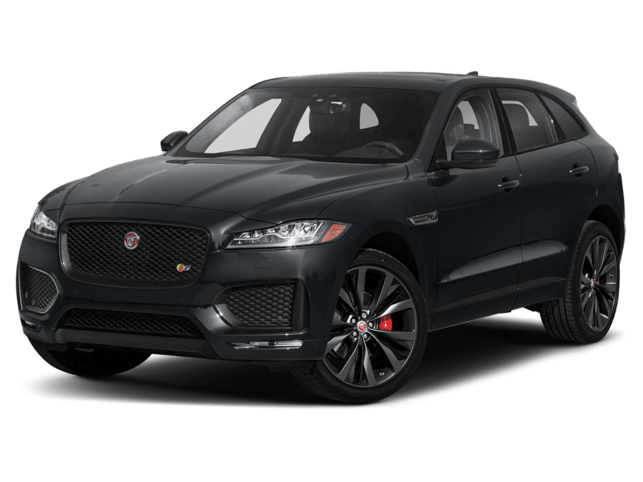 2020 Jaguar F-PACE S - Front 3/4, facing to the left