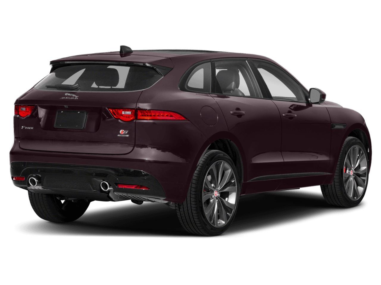 2020 Jaguar F-PACE S - Rear 3/4, facing to the right