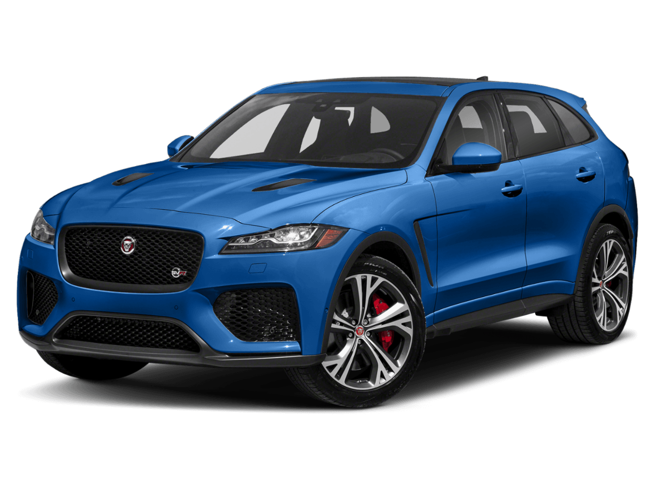 2020 Jaguar F-PACE SVR - Front 3/4, facing to the left