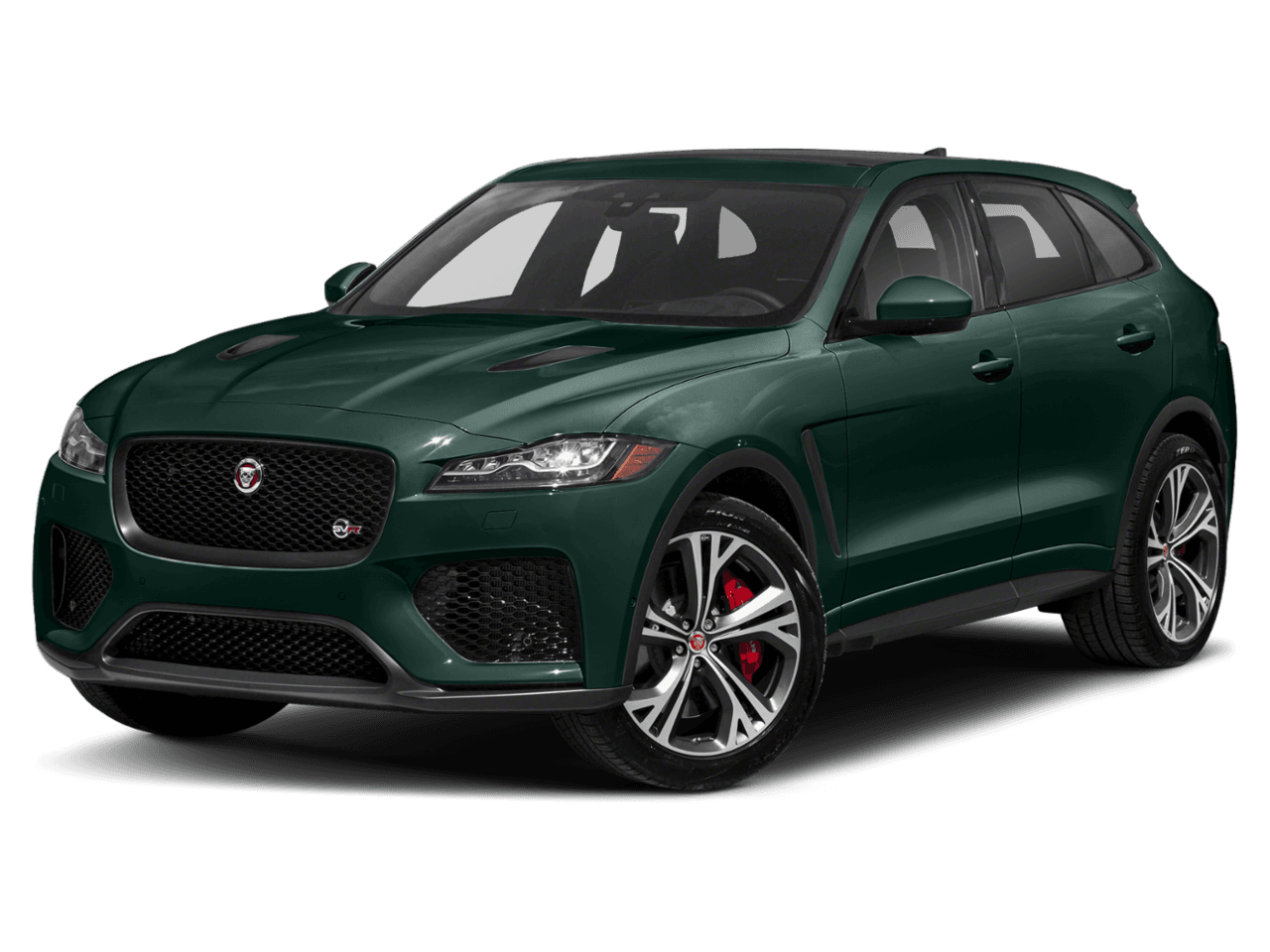 2020 Jaguar F-PACE SVR - Front 3/4, facing to the left