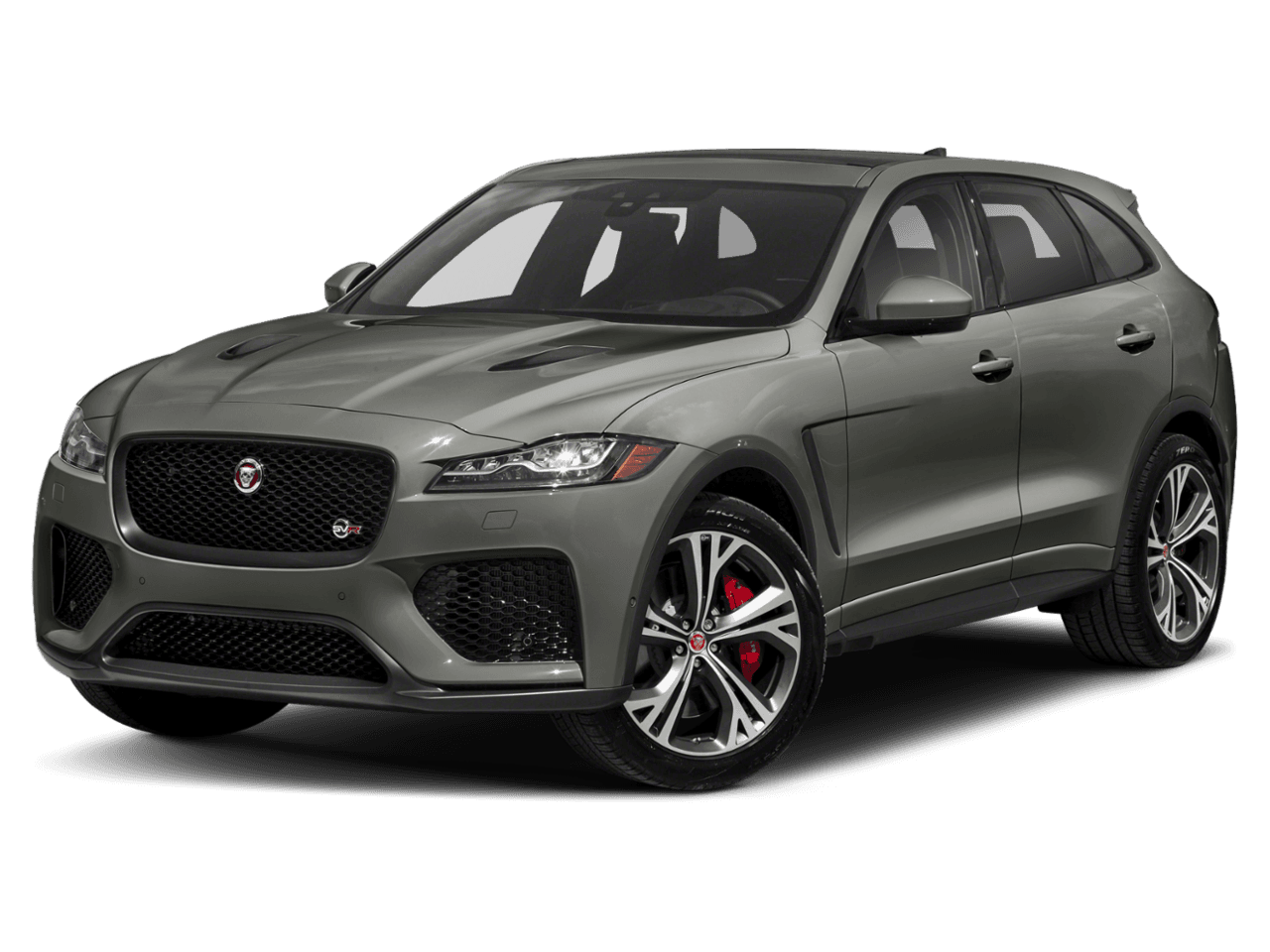 2020 Jaguar F-PACE SVR - Front 3/4, facing to the left