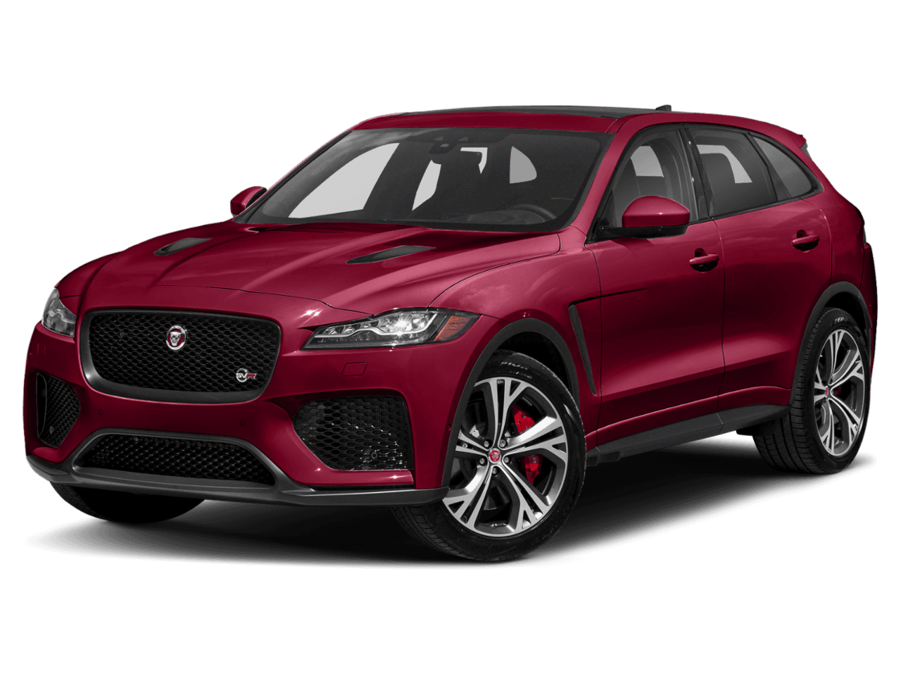 2020 Jaguar F-PACE SVR - Front 3/4, facing to the left