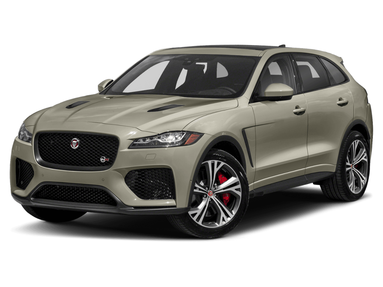 2020 Jaguar F-PACE SVR - Front 3/4, facing to the left