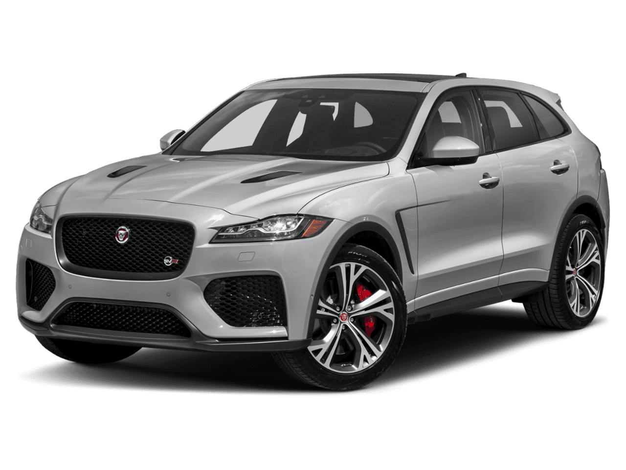 2020 Jaguar F-PACE SVR - Front 3/4, facing to the left