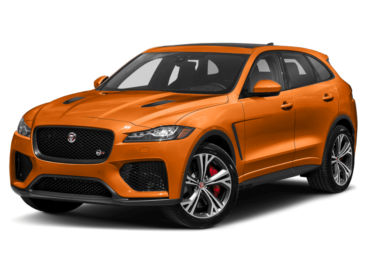 2020 Jaguar F-PACE SVR - Front 3/4, facing to the left