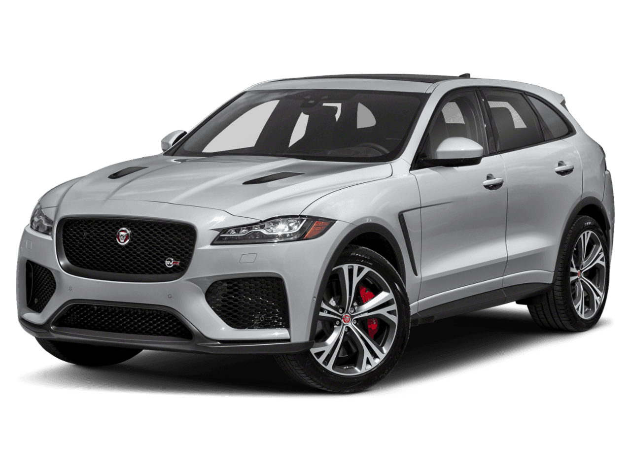 2020 Jaguar F-PACE SVR - Front 3/4, facing to the left