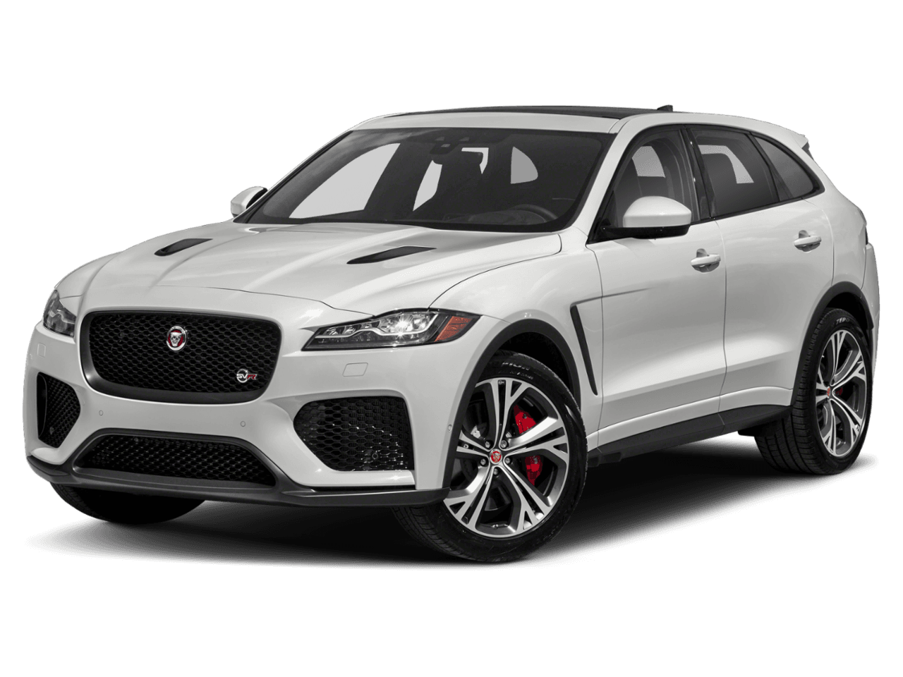 2020 Jaguar F-PACE SVR - Front 3/4, facing to the left
