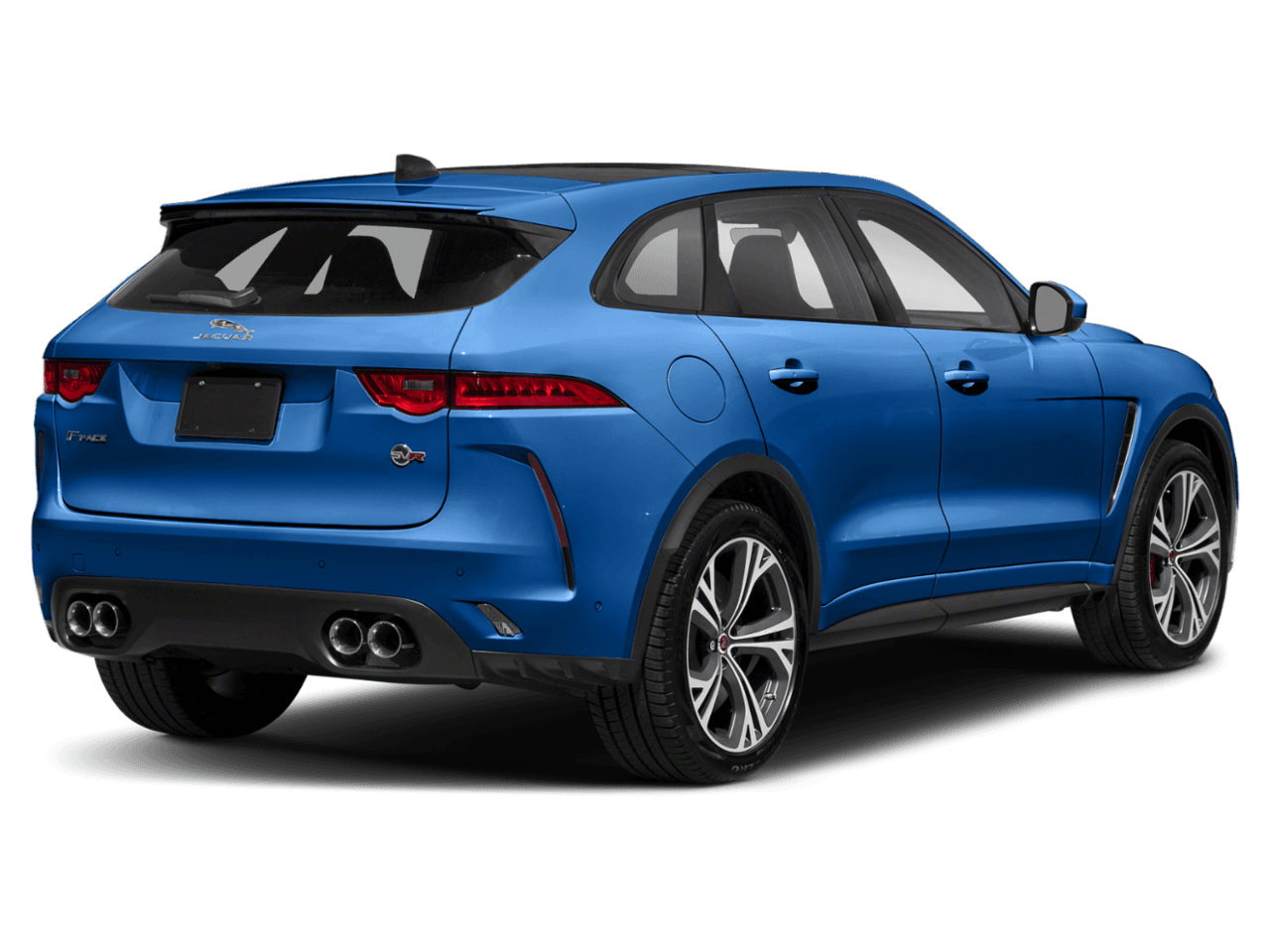 2020 Jaguar F-PACE SVR - Rear 3/4, facing to the right