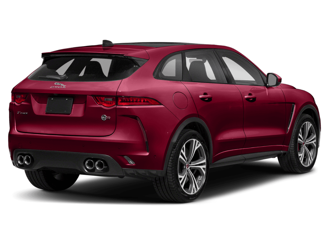 2020 Jaguar F-PACE SVR - Rear 3/4, facing to the right