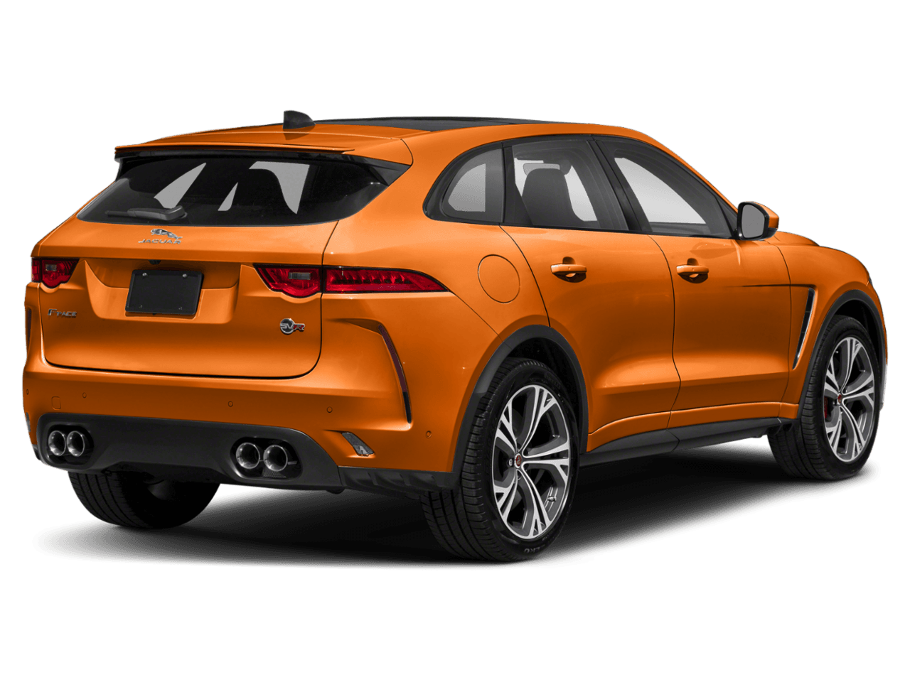 2020 Jaguar F-PACE SVR - Rear 3/4, facing to the right