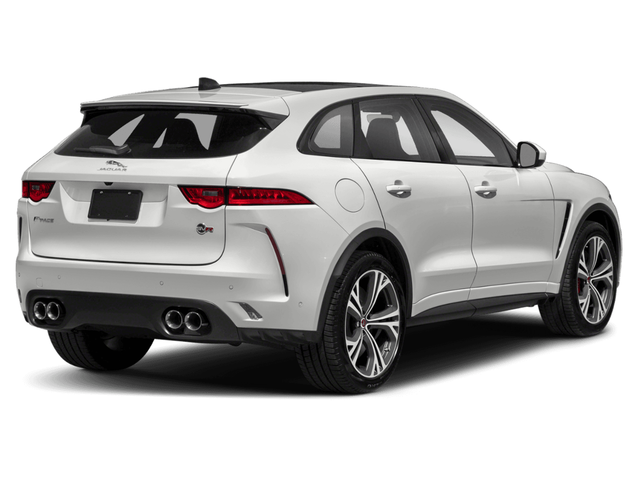 2020 Jaguar F-PACE SVR - Rear 3/4, facing to the right