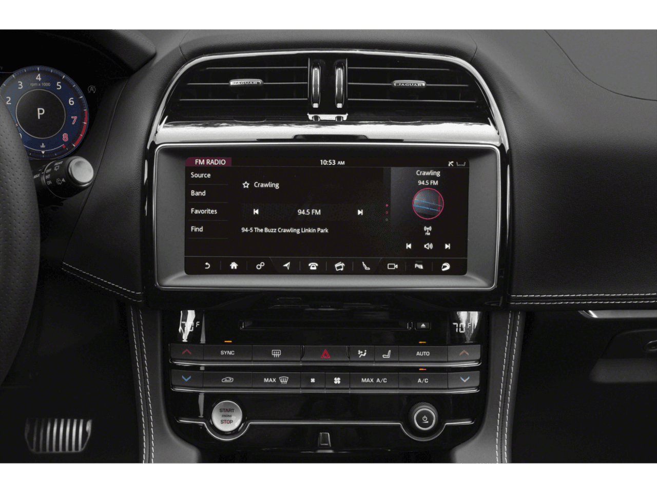 2020 Jaguar F-PACE SVR - Interior Stereo System