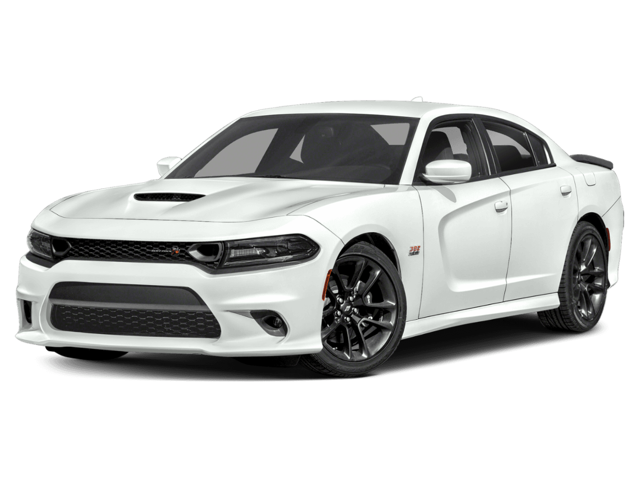 2020 Dodge Charger Scat Pack - Front 3/4, facing to the left