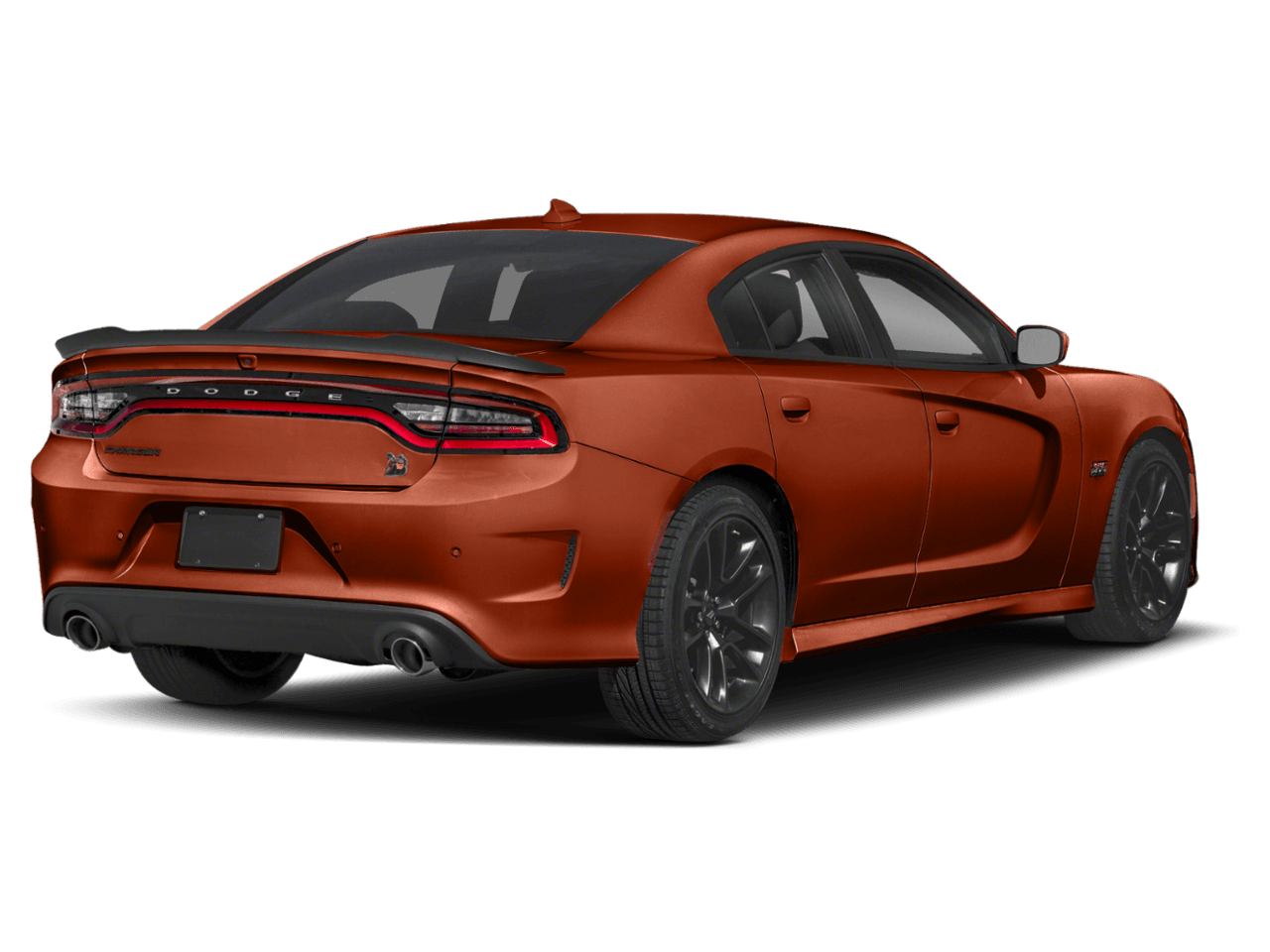 2020 Dodge Charger Scat Pack - Rear 3/4, facing to the right