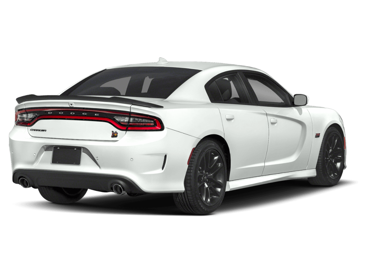 2020 Dodge Charger Scat Pack - Rear 3/4, facing to the right