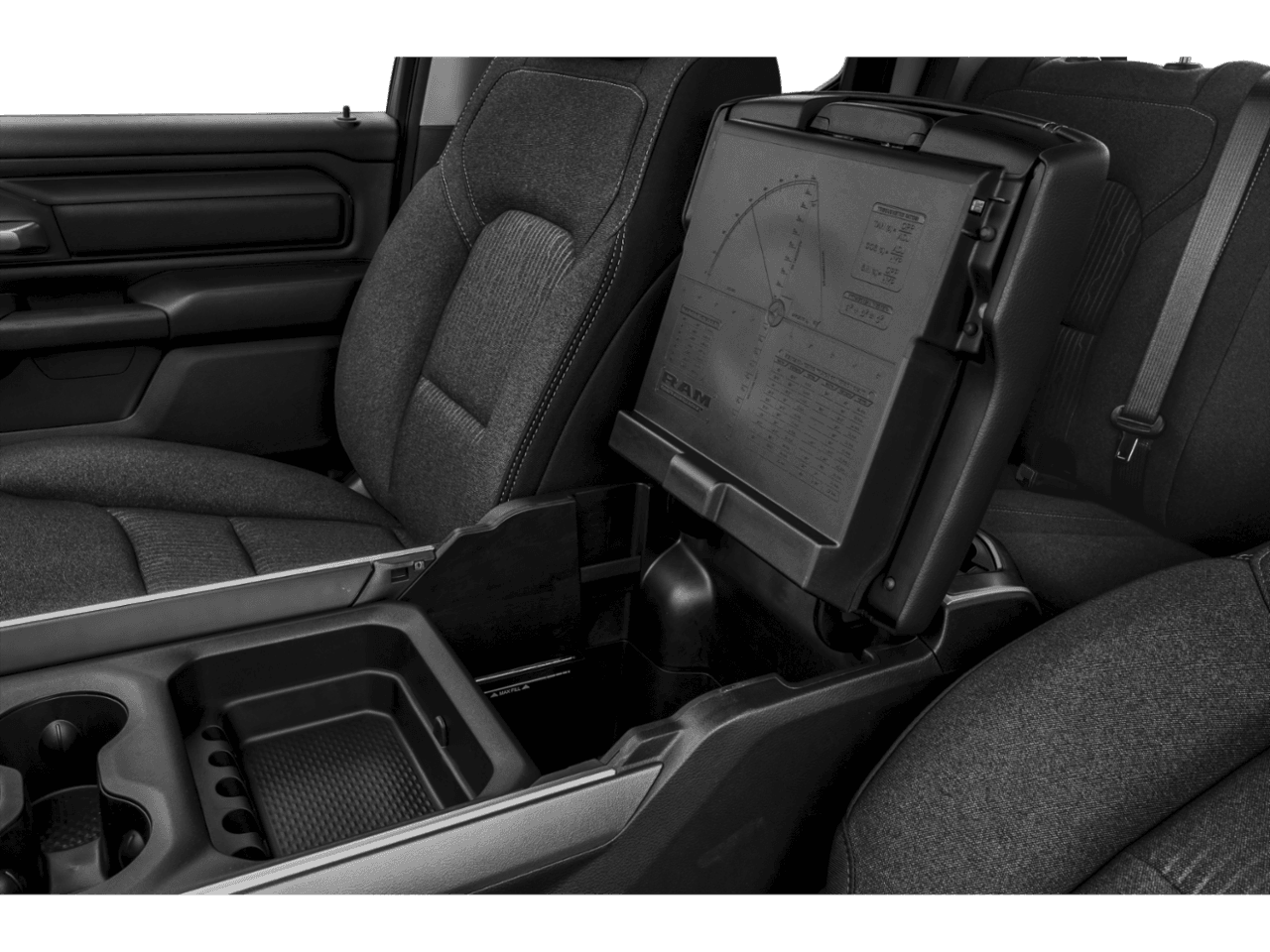2020 Ram 1500 HFE - Interior Center Storage Console