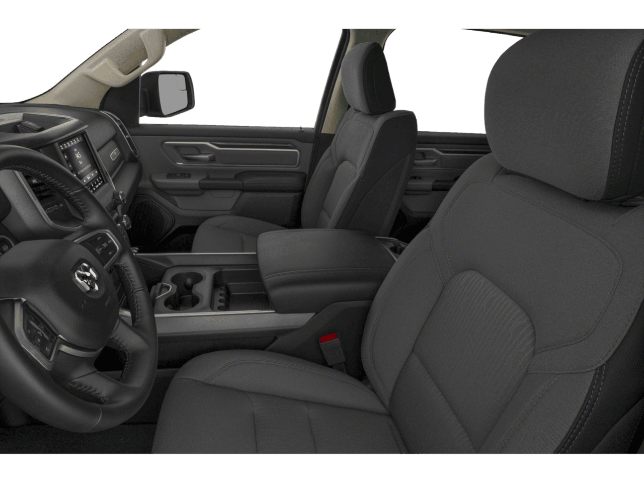 2020 Ram 1500 Lone Star - Interior Driver's Side with Door Open, Front Seat Feature