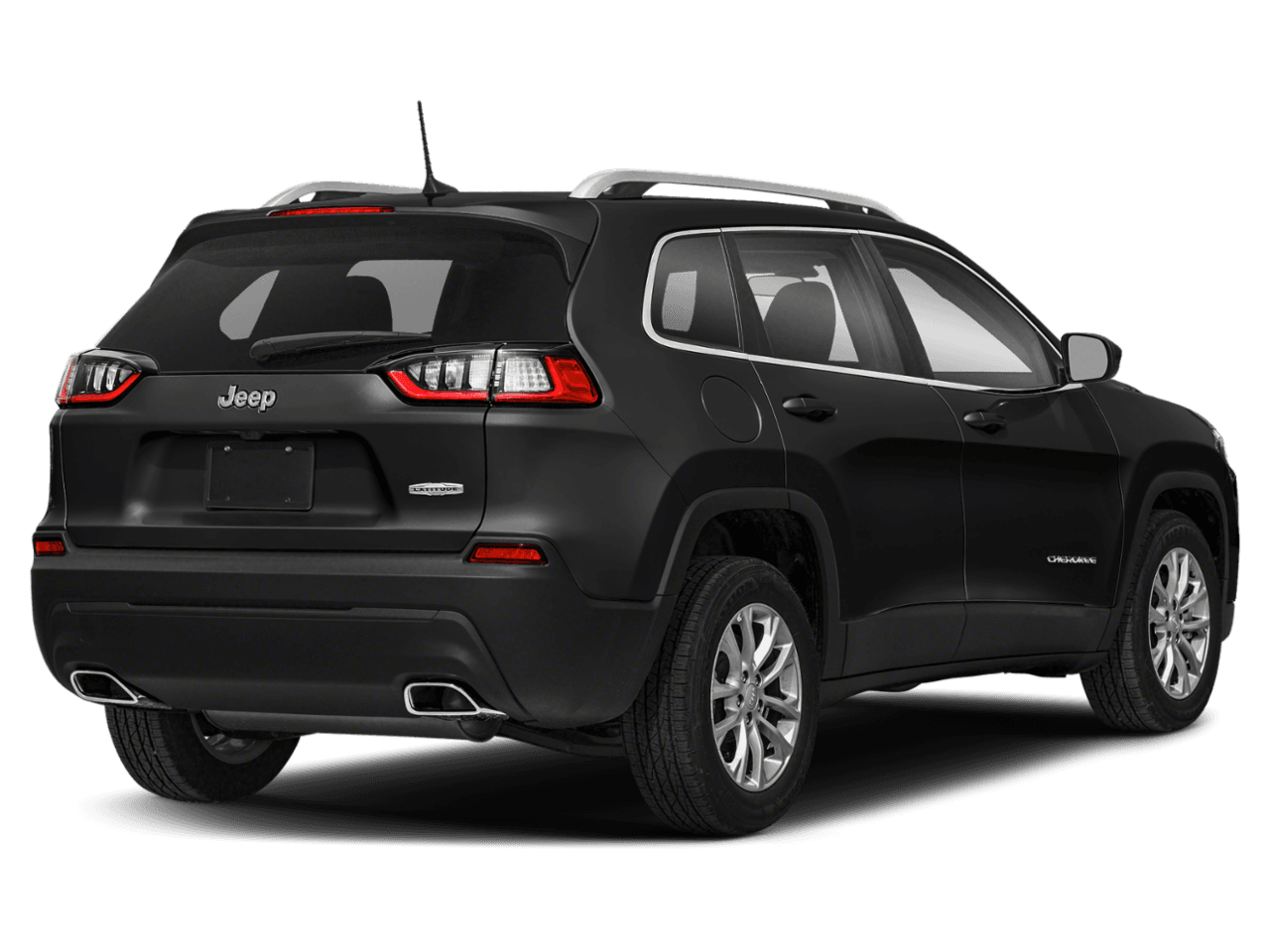 2020 Jeep Cherokee Overland - Rear 3/4, facing to the right