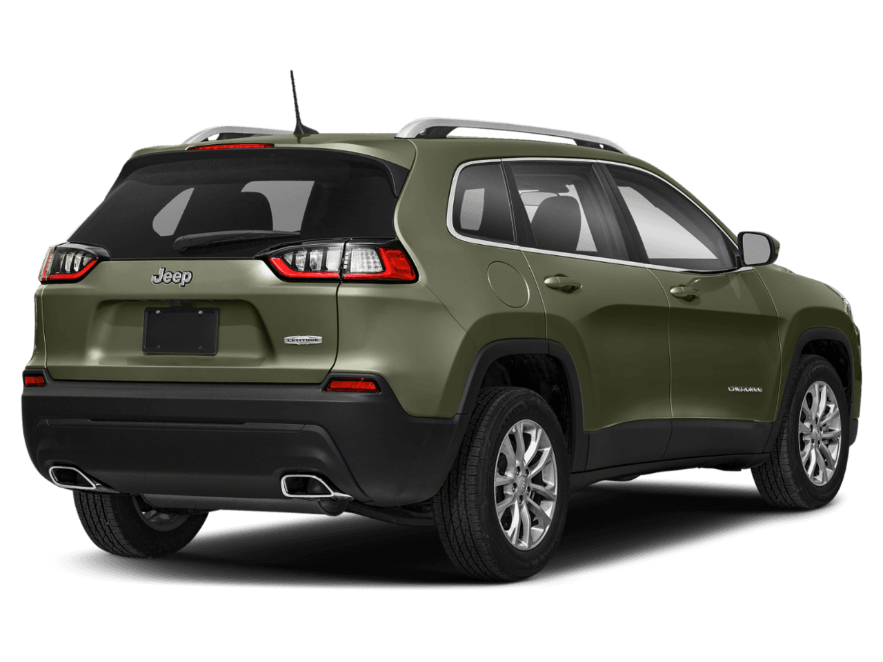 2020 Jeep Cherokee Overland - Rear 3/4, facing to the right