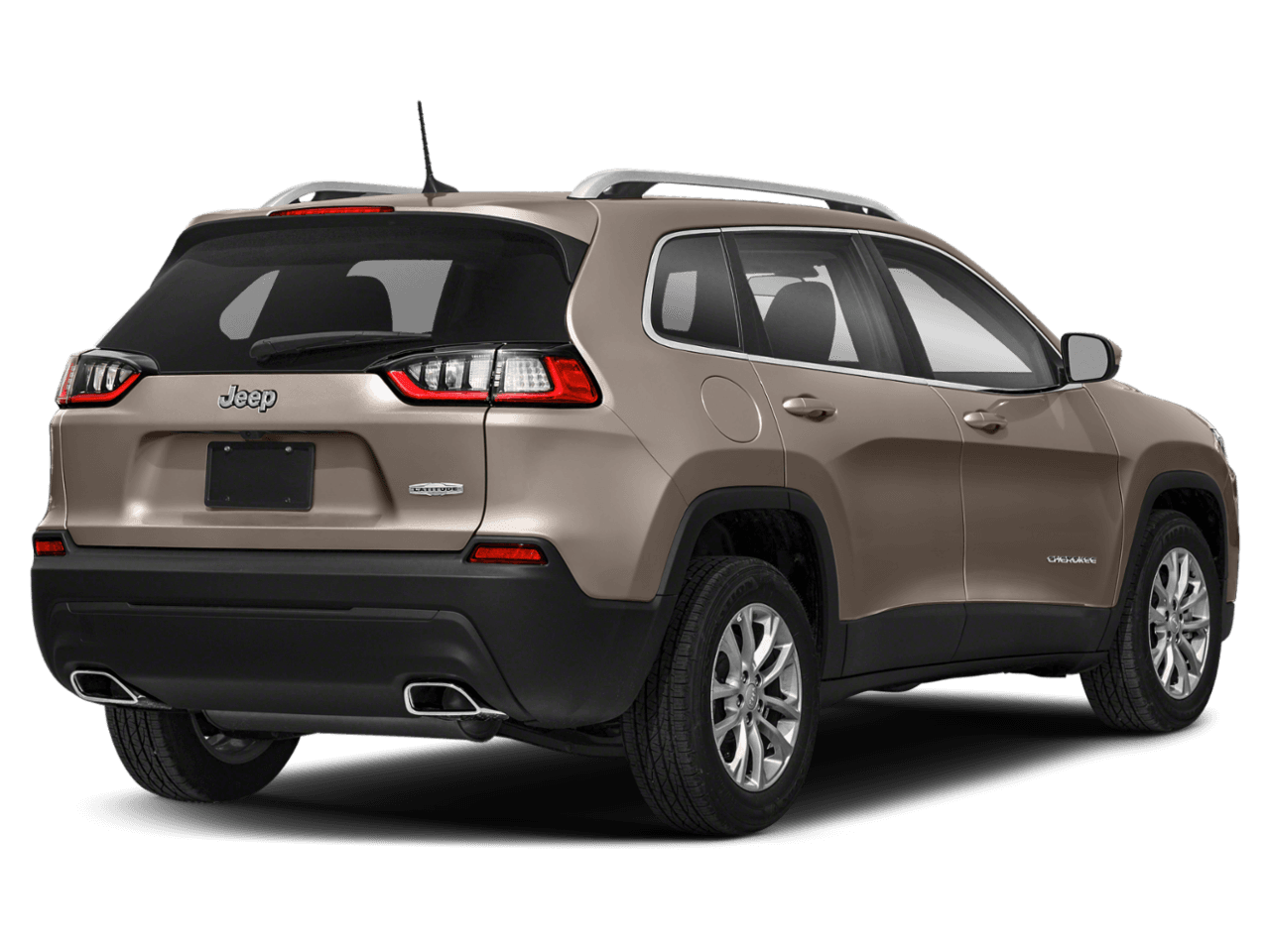 2020 Jeep Cherokee Overland - Rear 3/4, facing to the right