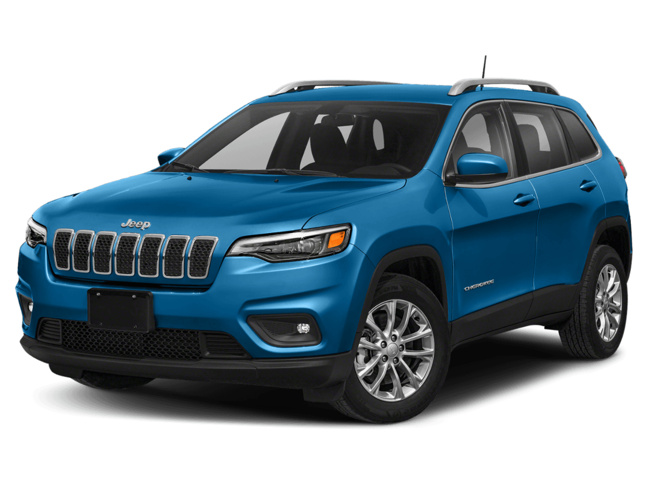 2020 Jeep Cherokee Latitude Plus - Front 3/4, facing to the left