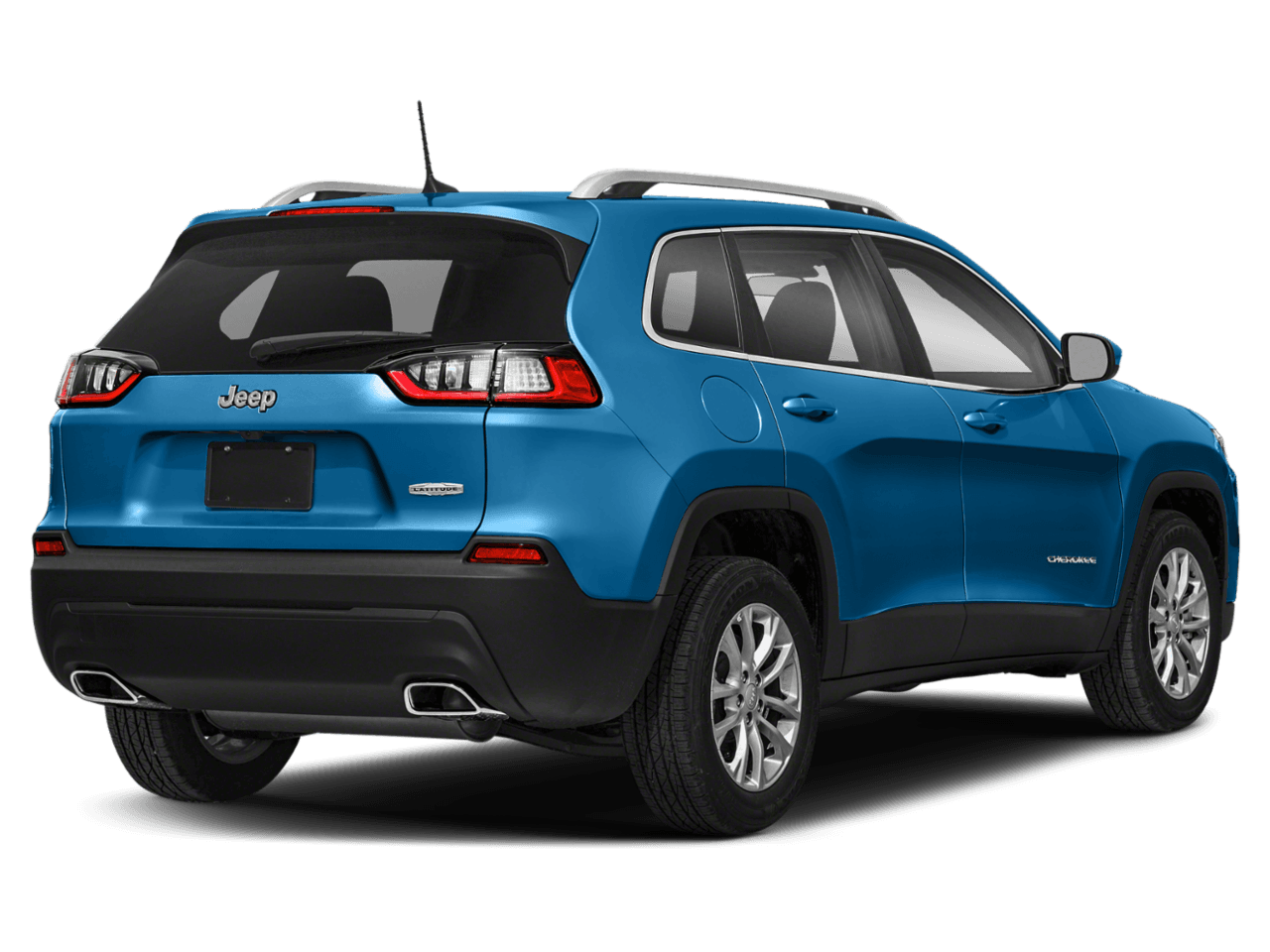 2020 Jeep Cherokee Latitude Plus - Rear 3/4, facing to the right