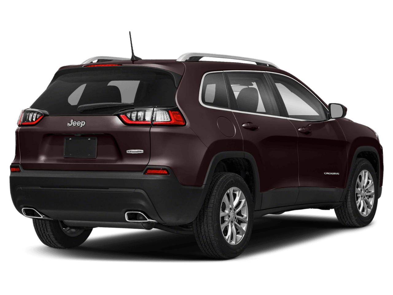 2020 Jeep Cherokee Latitude Plus - Rear 3/4, facing to the right