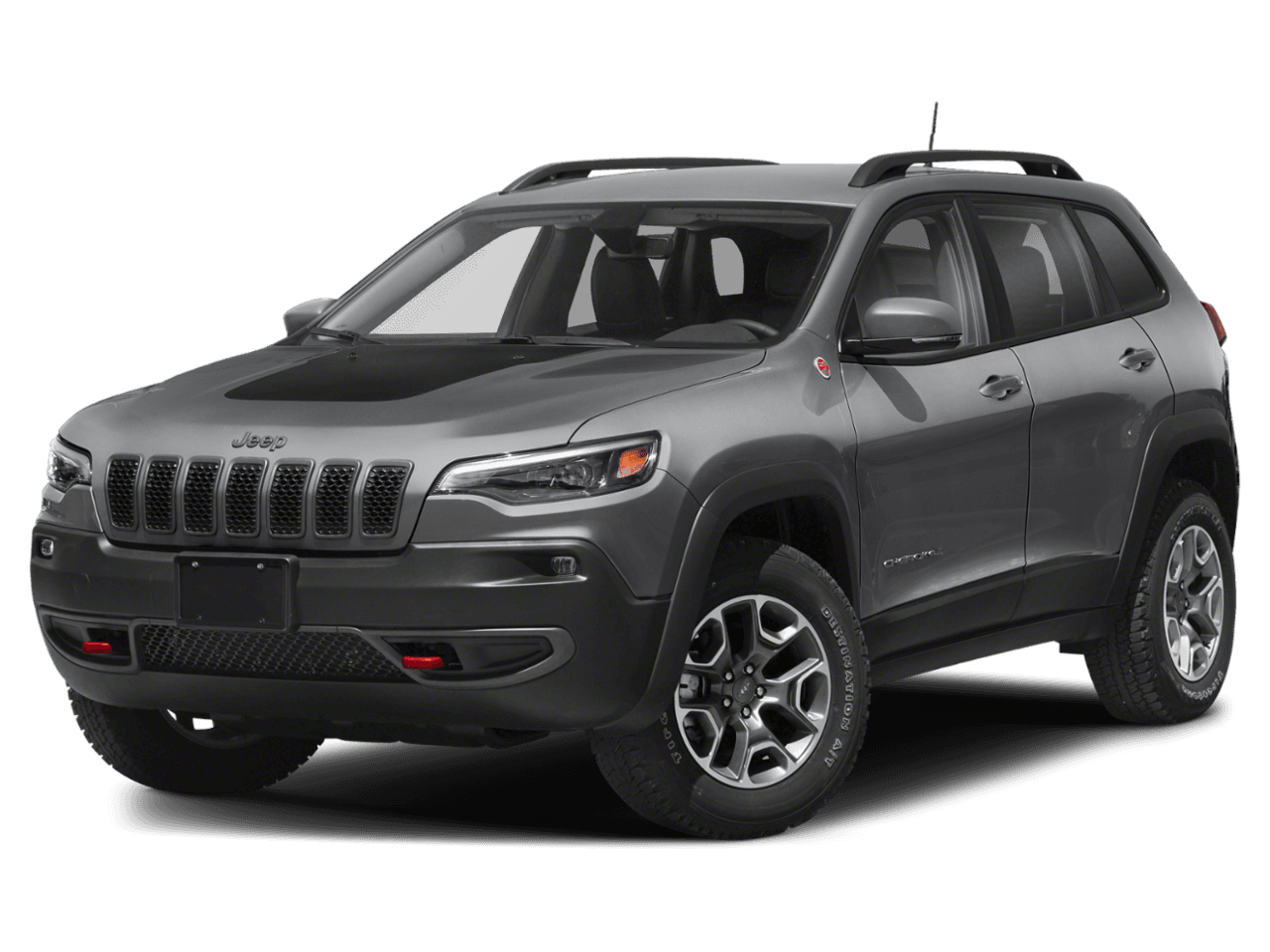 2020 Jeep Cherokee Trailhawk - Front 3/4, facing to the left