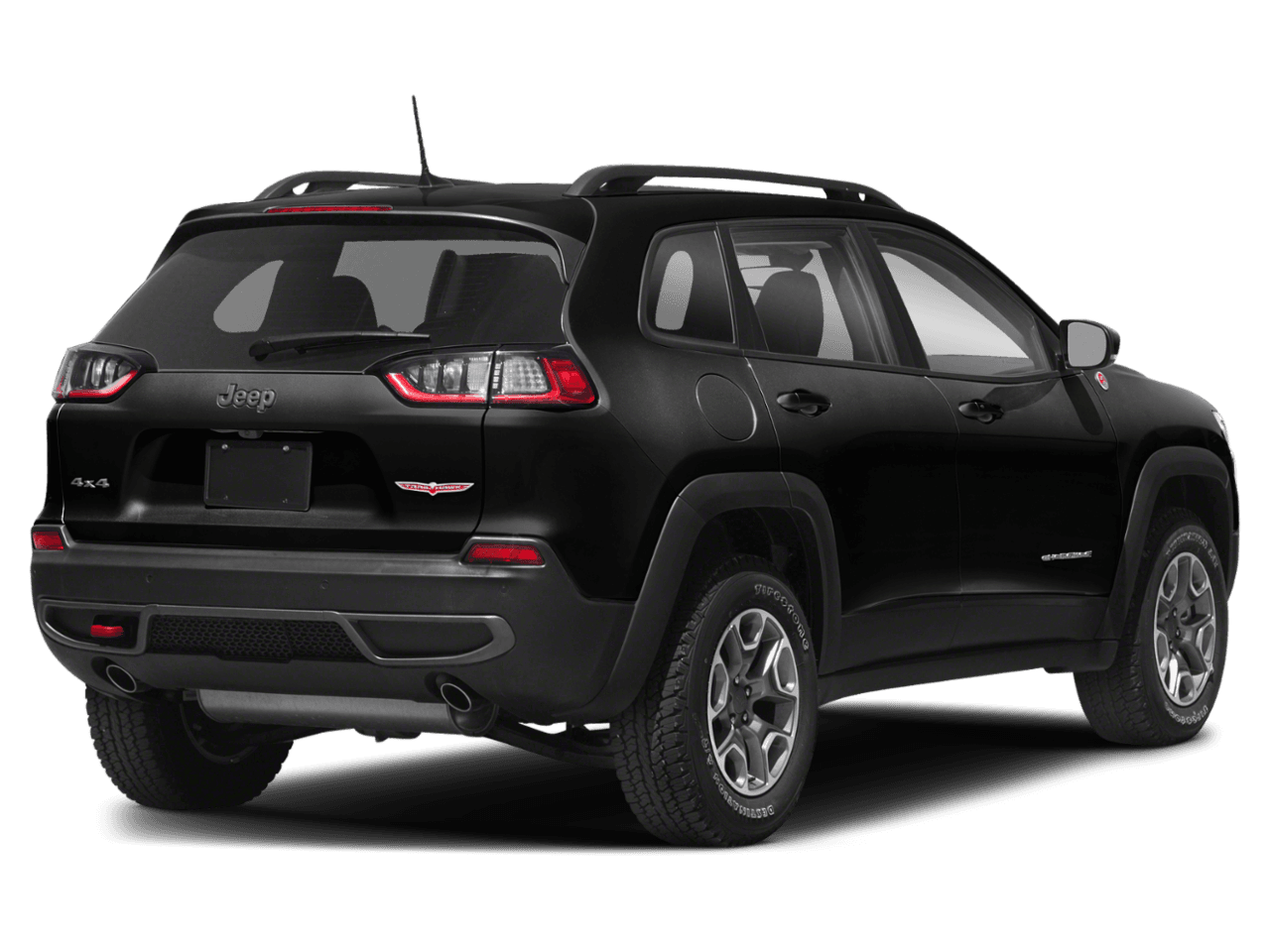 2020 Jeep Cherokee Trailhawk - Rear 3/4, facing to the right