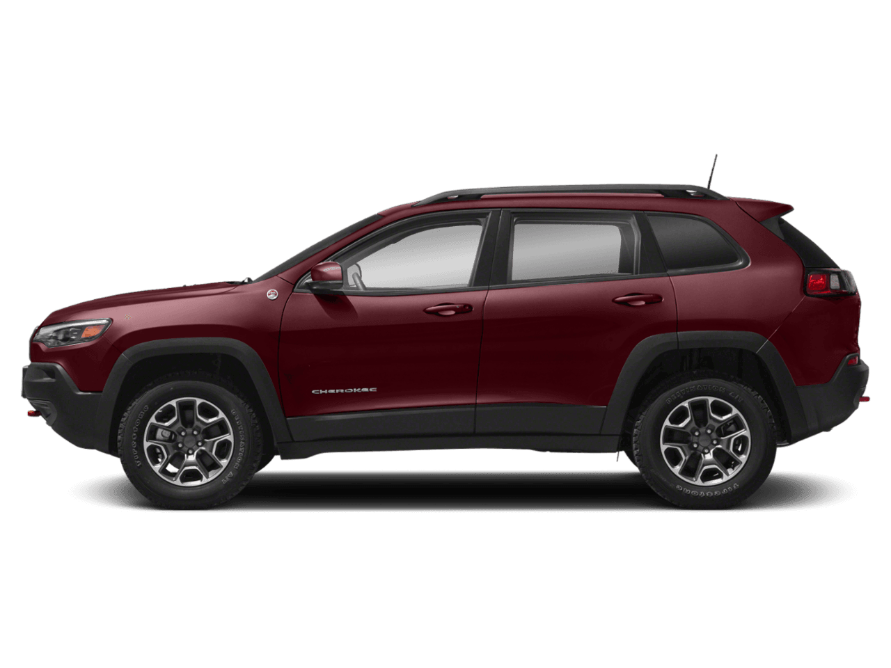 2020 Jeep Cherokee Trailhawk Elite - Profile, facing to the left