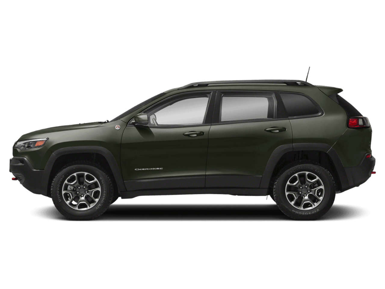 2020 Jeep Cherokee Trailhawk Elite - Profile, facing to the left