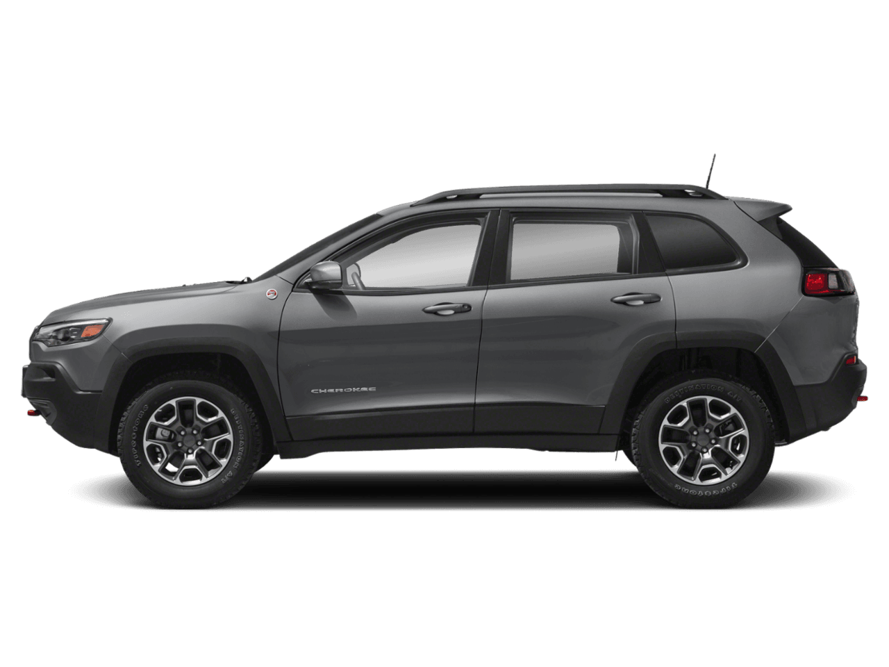 2020 Jeep Cherokee Trailhawk Elite - Profile, facing to the left