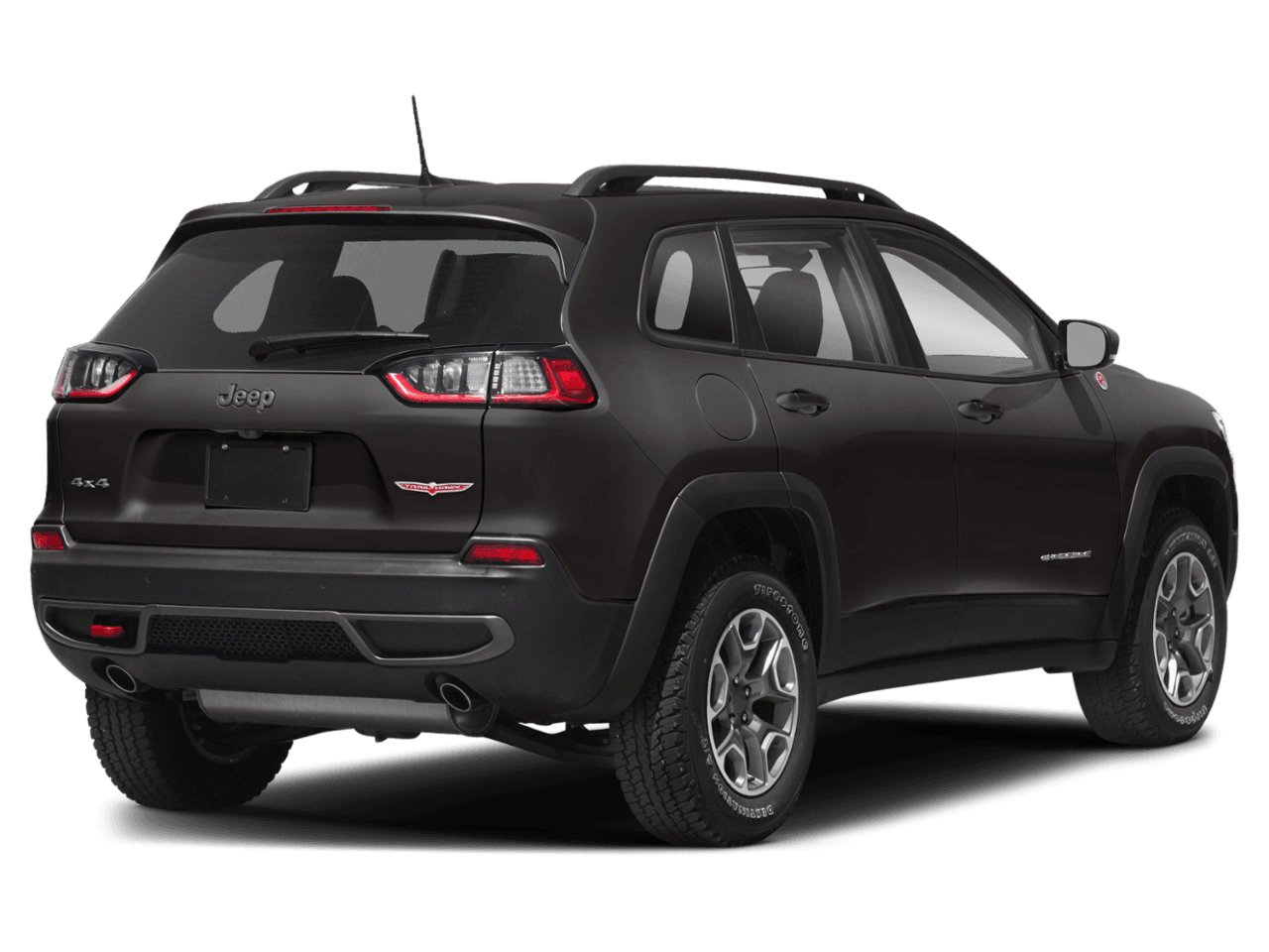 2020 Jeep Cherokee Trailhawk Elite - Rear 3/4, facing to the right