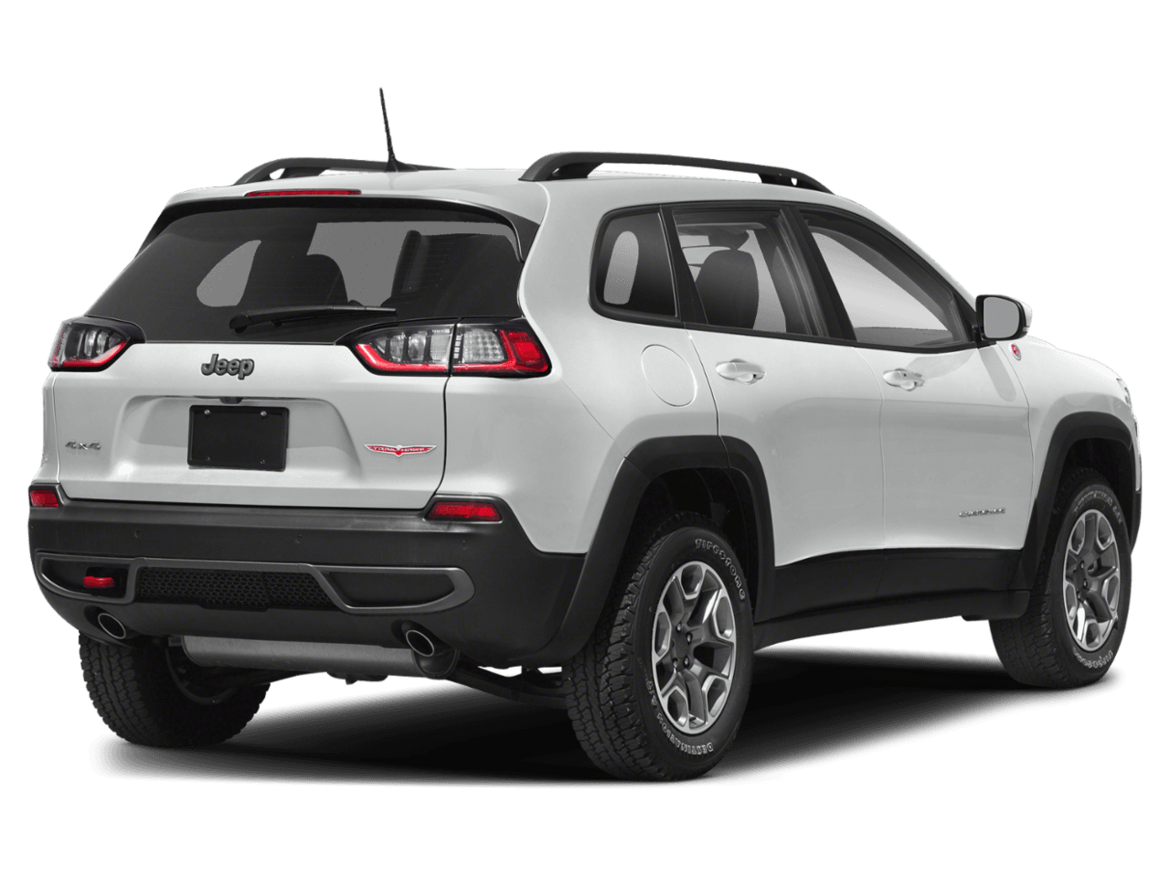 2020 Jeep Cherokee Trailhawk Elite - Rear 3/4, facing to the right
