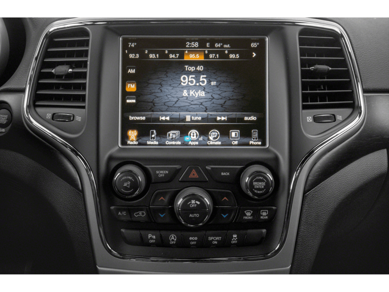 2020 Jeep Grand Cherokee Laredo - Interior Stereo System