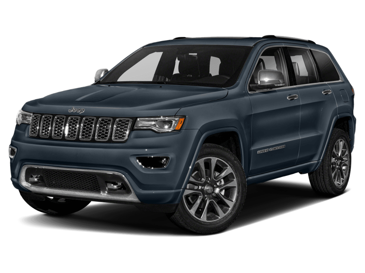 2020 Jeep Grand Cherokee Overland - Front 3/4, facing to the left