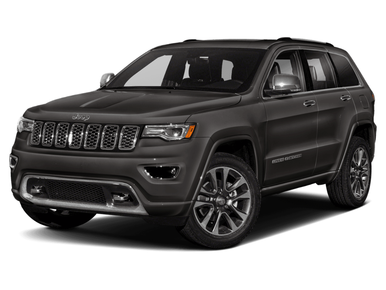 2020 Jeep Grand Cherokee Overland - Front 3/4, facing to the left