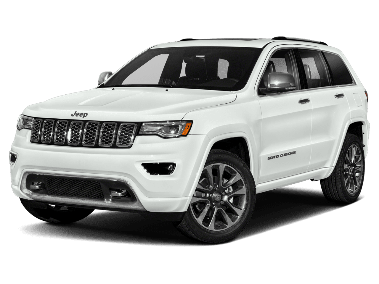 2020 Jeep Grand Cherokee Overland - Front 3/4, facing to the left