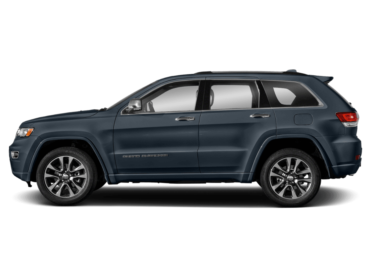 2020 Jeep Grand Cherokee Overland - Profile, facing to the left