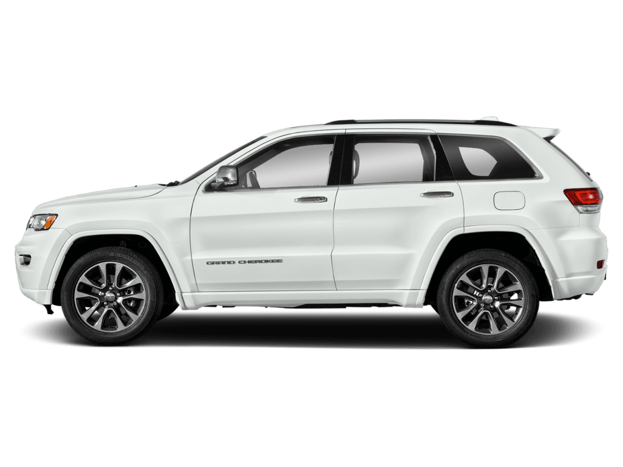 2020 Jeep Grand Cherokee Overland - Profile, facing to the left