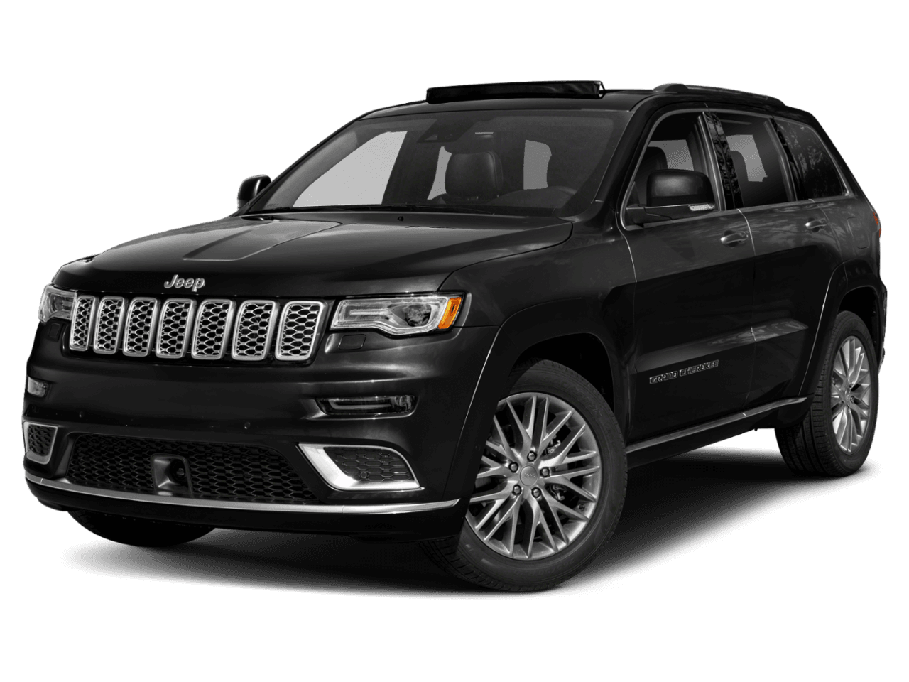 2020 Jeep Grand Cherokee Summit - Front 3/4, facing to the left