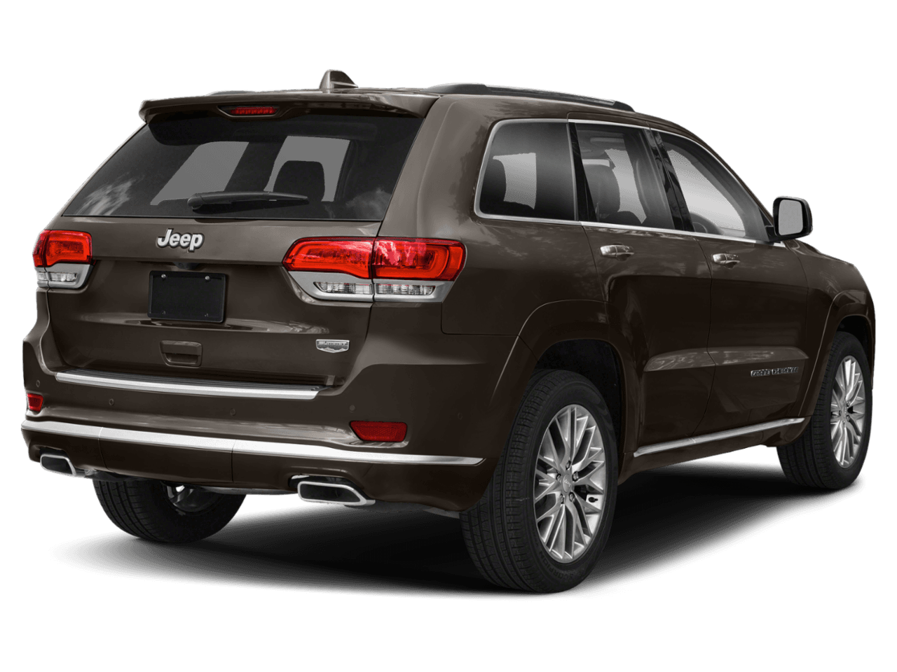2020 Jeep Grand Cherokee Summit - Rear 3/4, facing to the right