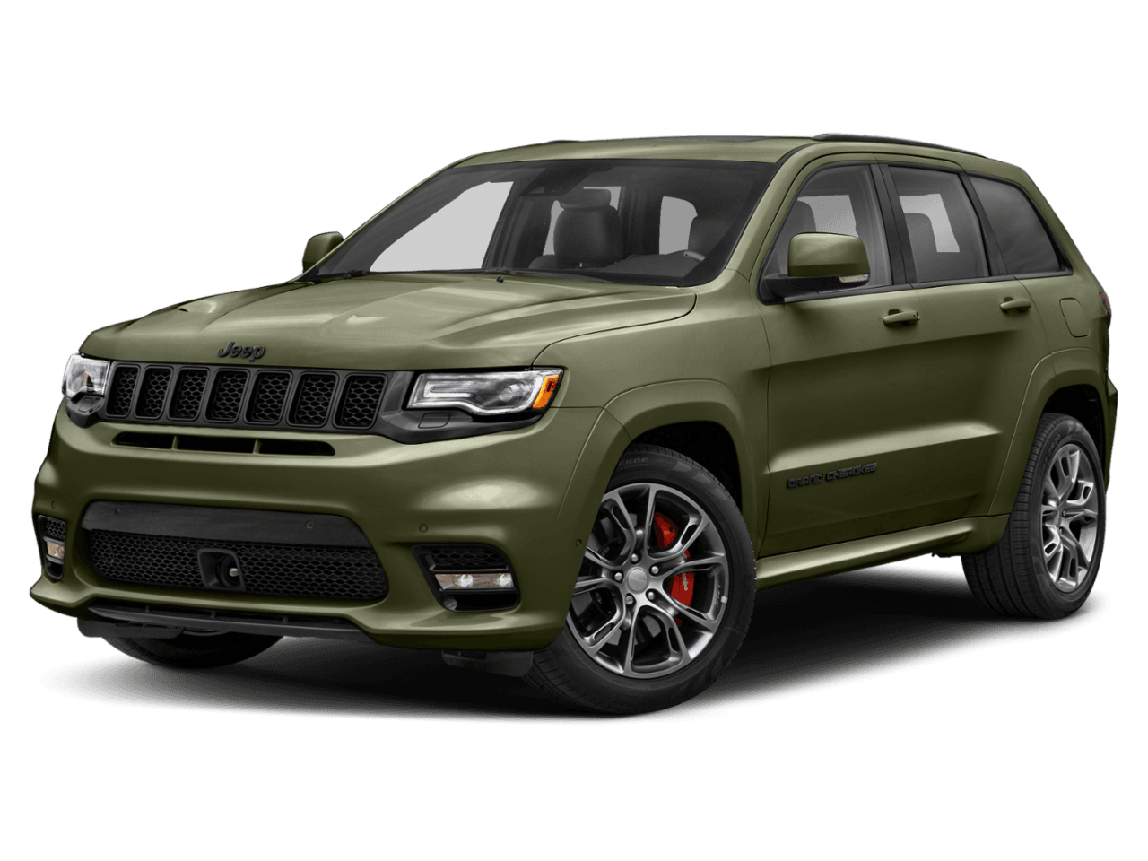 2020 Jeep Grand Cherokee SRT - Front 3/4, facing to the left
